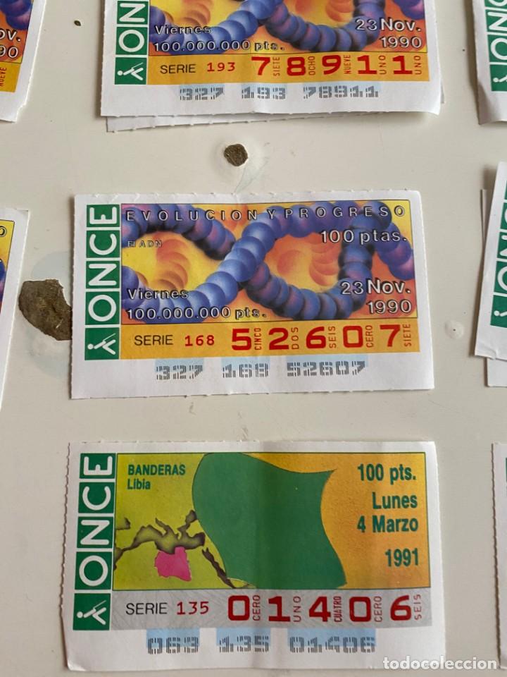 Coupon ONCE: C- 2002 CUPON LA ONCE EVOLUCION Y PROGRESO SERIE 168 N&ordm; 52607 23 NOV 1990
