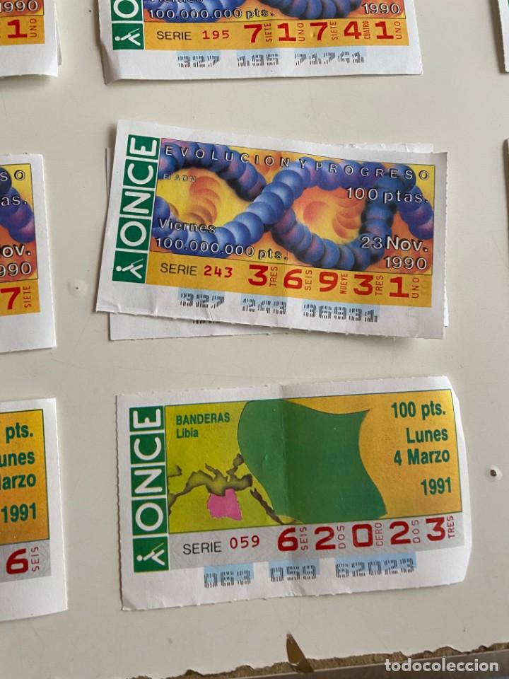 Coupon ONCE: C- 2002 CUPON LA ONCE EVOLUCION Y PROGRESO SERIE 244 N&ordm; 36931 23 NOV 1990
