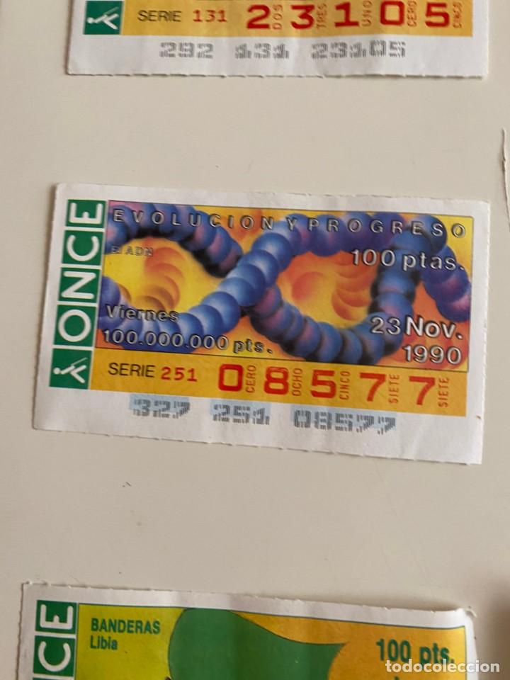 Coupon ONCE: C- 2002 CUPON LA ONCE EVOLUCION Y PROGRESO SERIE 251 N&ordm; 08577 23 NOV 1990
