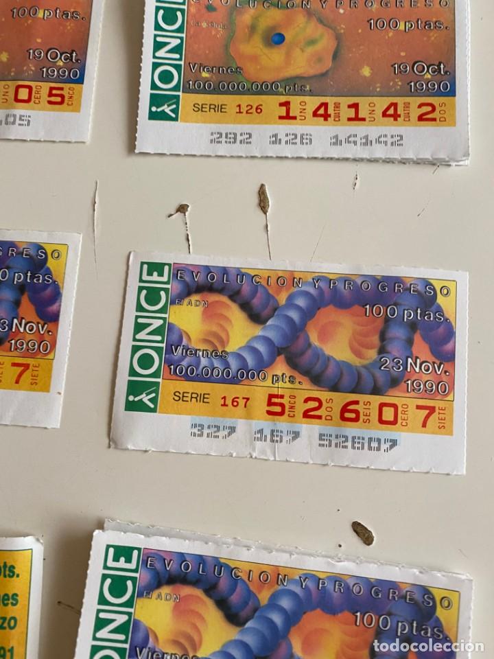 Coupon ONCE: C- 2002 CUPON LA ONCE EVOLUCION Y PROGRESO SERIE 167 N&ordm; 52607 23 NOV 1990