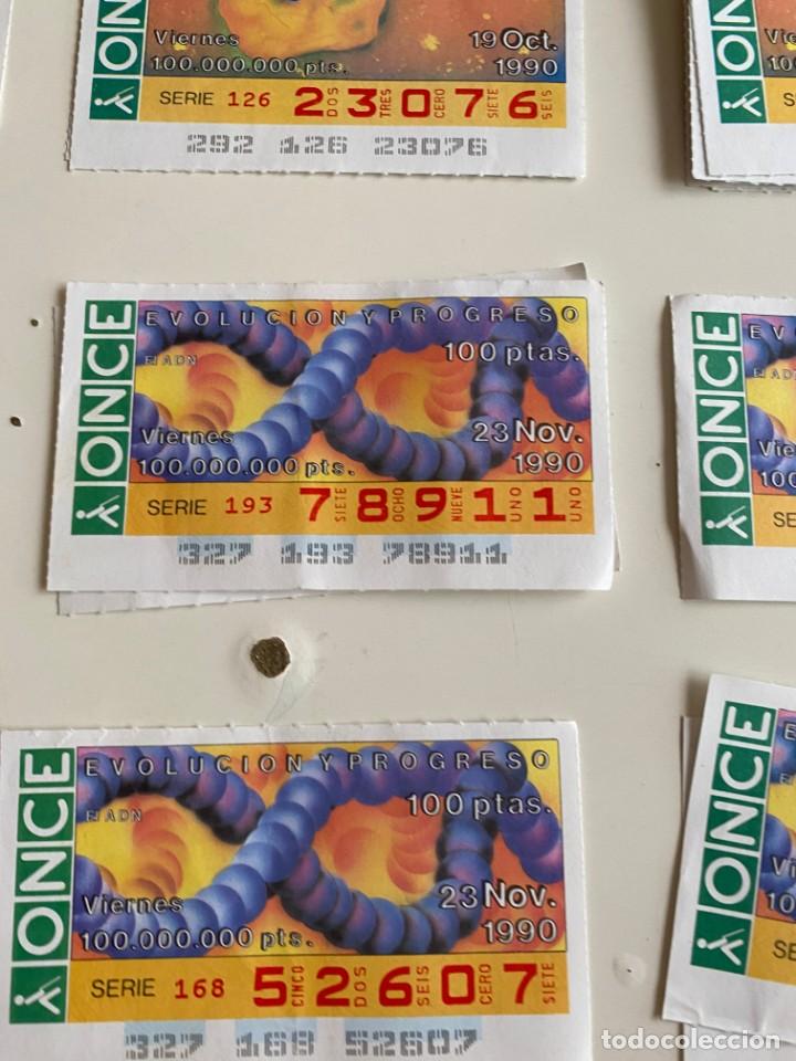 Coupon ONCE: C- 2002 CUPON LA ONCE EVOLUCION Y PROGRESO SERIE 193 N&ordm; 78911 23 NOV 1990