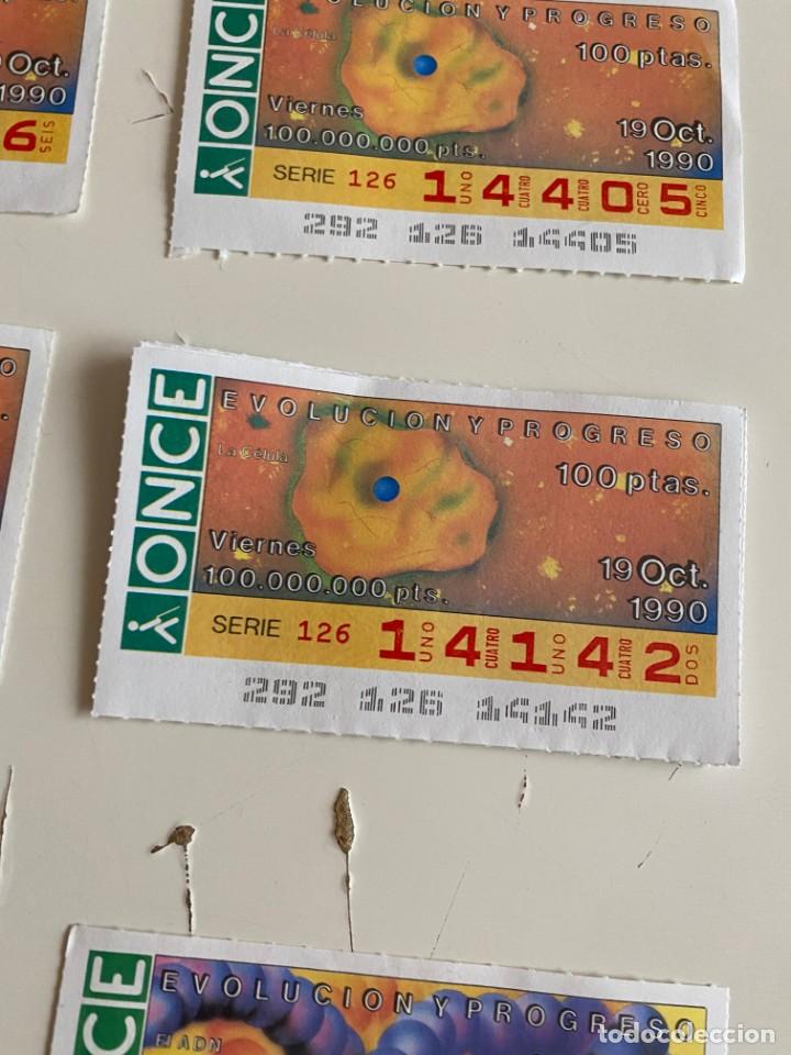 Bilhetes ONCE: C- 2002 CUPON LA ONCE EVOLUCION Y PROGRESO SERIE 130 N&ordm; 14142 19 OCT 1990
