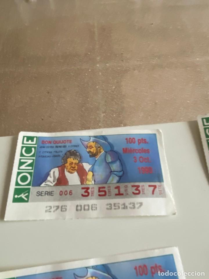Bilhetes ONCE: C- 2002 CUPON LA ONCE DON QUIJOTE SERIE 0066 N&ordm; 35137 3 OCT 1990