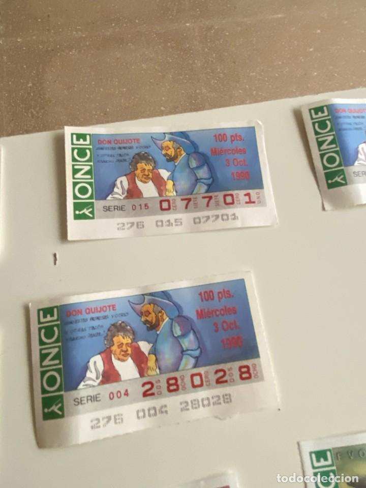 Bilhetes ONCE: C- 2002 CUPON LA ONCE DON QUIJOTE SERIE 004 N&ordm; 28028 3 OCT 1990