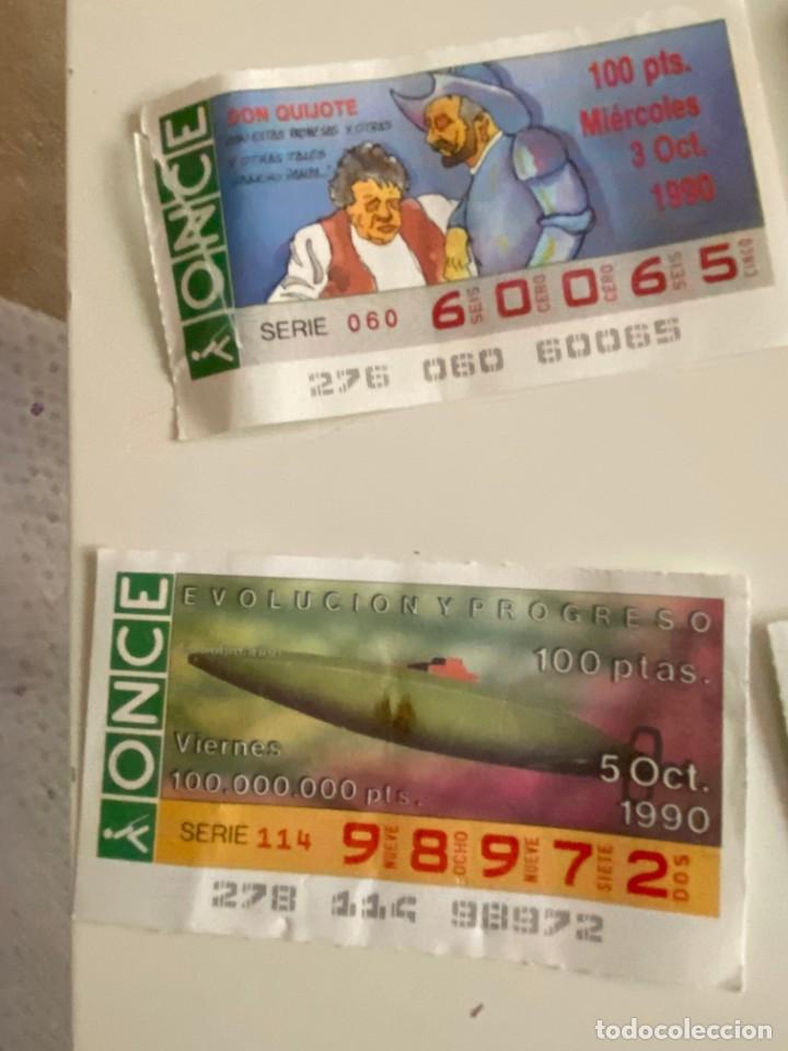 Bilhetes ONCE: C- 2002 CUPON LA ONCE EVOLUCION Y PROGRESO SERIE 114 N&ordm; 98972 5 OCT 1990