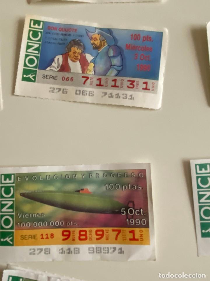 Bilhetes ONCE: C- 2002 CUPON LA ONCE EVOLUCION Y PROGRESO SERIE 118 N&ordm; 98971 5 OCT 1990