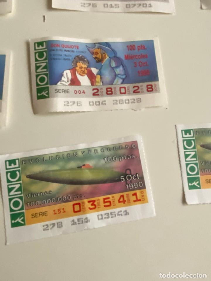 Bilhetes ONCE: C- 2002 CUPON LA ONCE EVOLUCION Y PROGRESO SERIE 151 N&ordm; 03541 5 OCT 1990