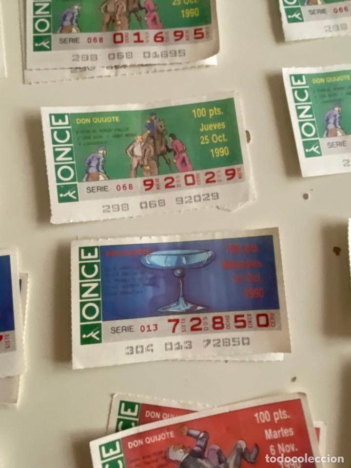 Coupon ONCE: C- 2002 CUPON LA ONDE DON QUIJOTE SERIE 012 N&ordm; 72850 31 OCT 1990