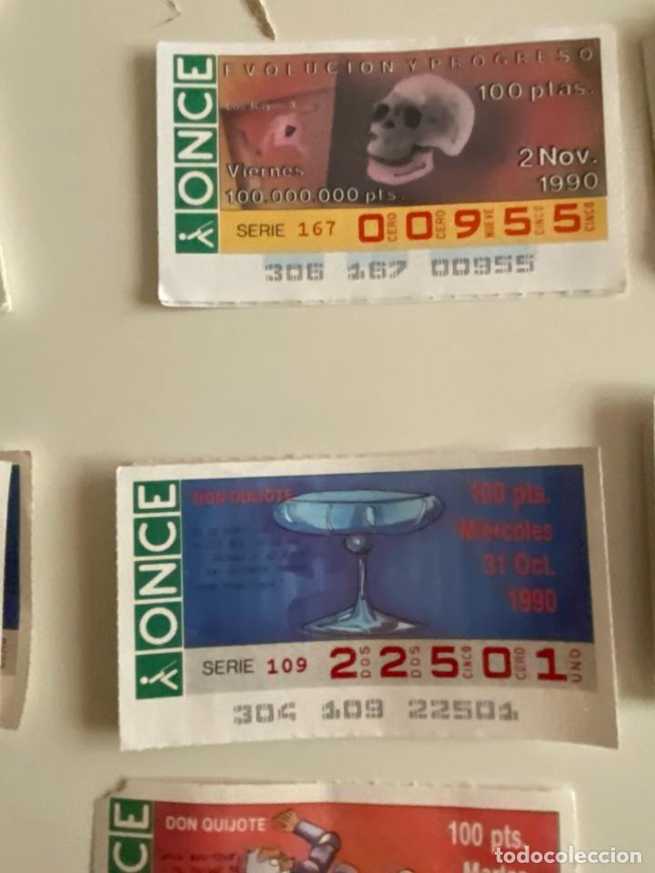 Coupon ONCE: C- 2002 CUPON LA ONDE DON QUIJOTE SERIE 110 N&ordm; 22501 31 OCT 1990