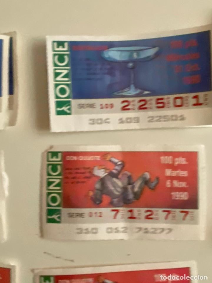 Coupon ONCE: C- 2002 CUPON LA ONDE DON QUIJOTE SERIE 001 N&ordm; 71277 6 NOV 1990