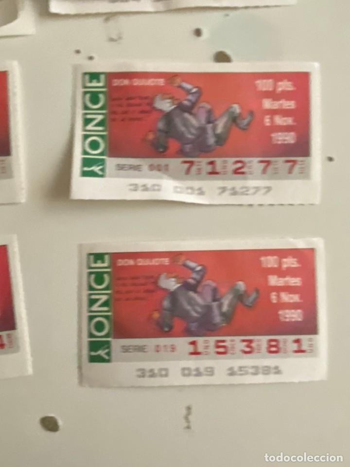 Bilhetes ONCE: C- 2002 CUPON LA ONDE DON QUIJOTE SERIE 019 N&ordm; 15381 6 NOV 1990
