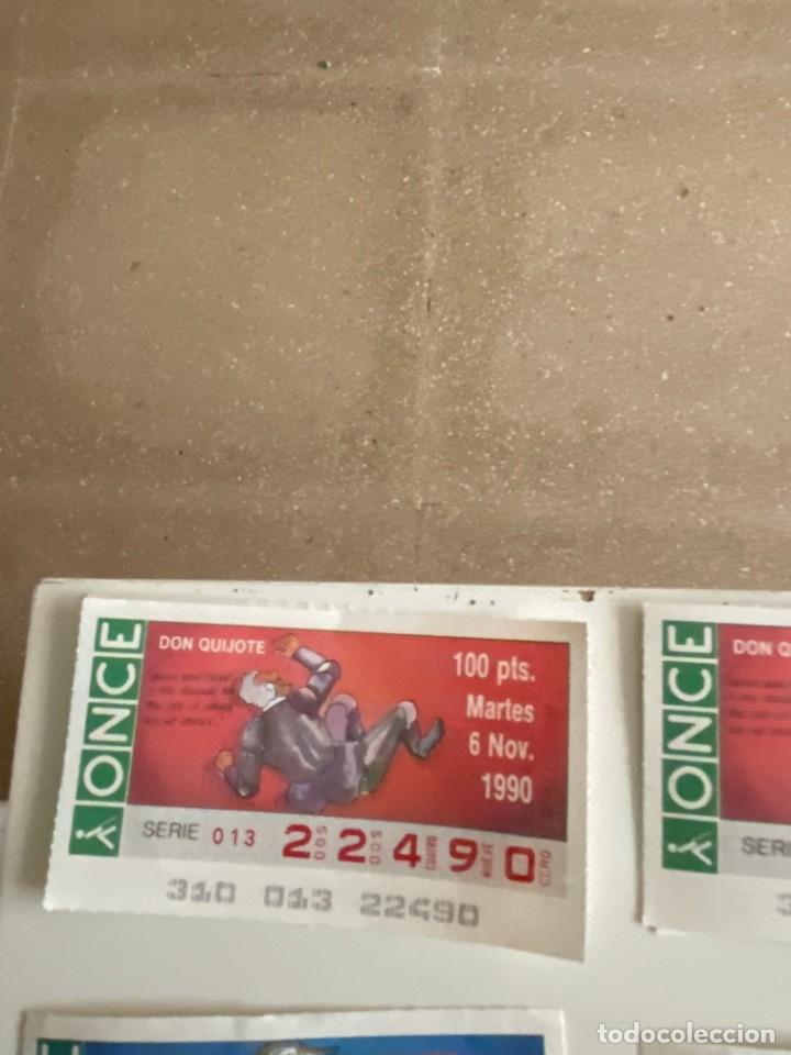 Bilhetes ONCE: C- 2002 CUPON LA ONDE DON QUIJOTE SERIE 013 N&ordm; 22490 NOV 1990