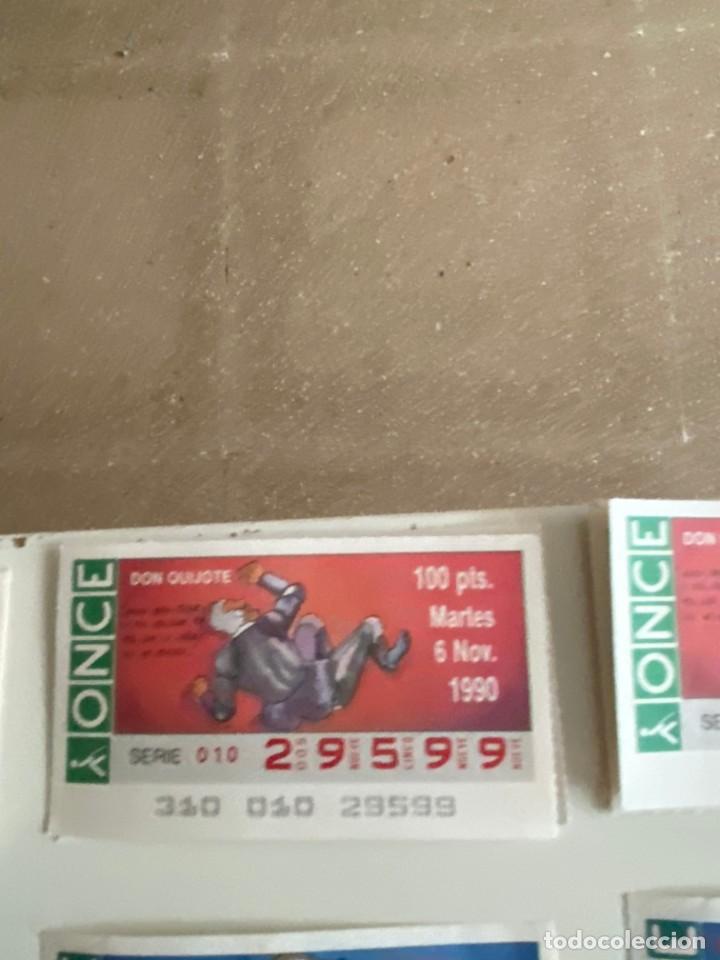 Bilhetes ONCE: C- 2002 CUPON LA ONDE DON QUIJOTE SERIE 005 N&ordm; 29599 6 NOV 1990