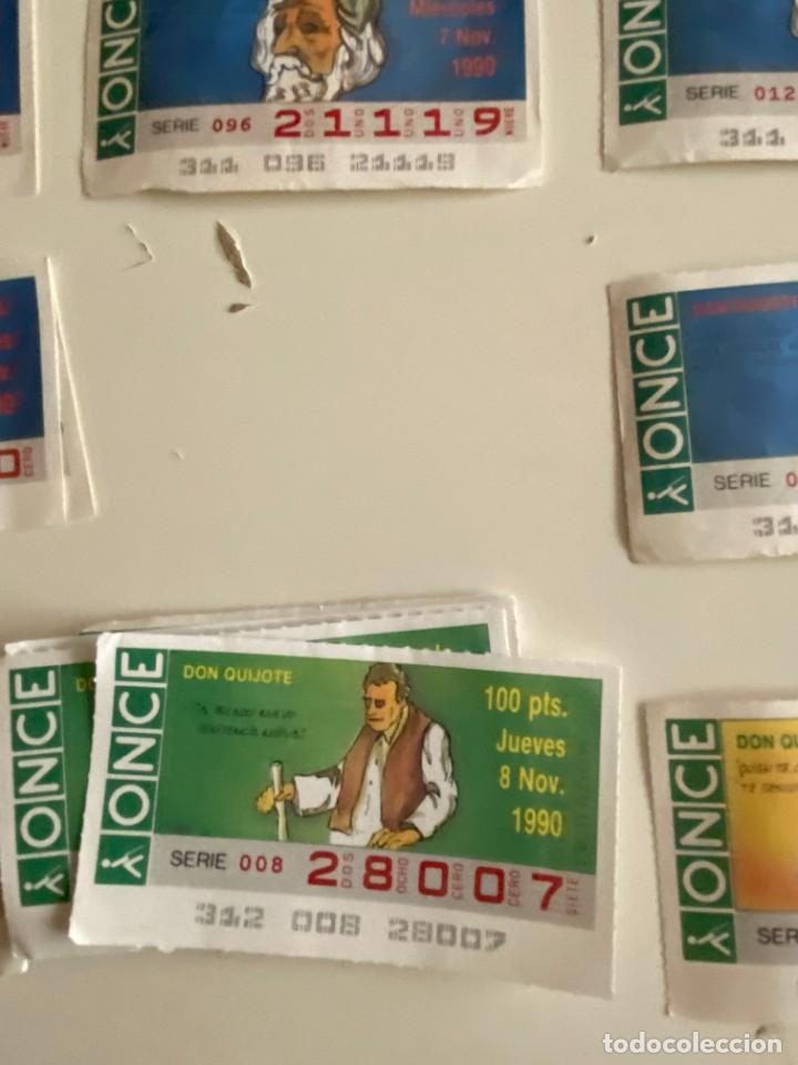 ONCE Coupons: C- 2002 CUPON LA ONDE DON QUIJOTE SERIE 001 N&ordm; 28007 8 NOV 1990