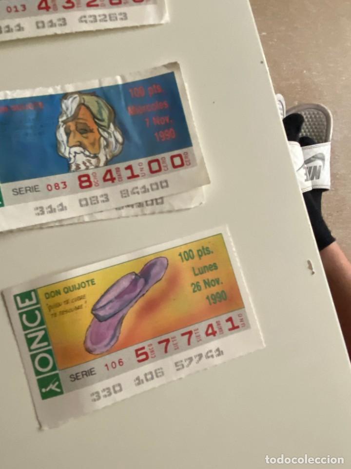 ONCE Coupons: C- 2002 CUPON LA ONDE DON QUIJOTE SERIE 106 N&ordm; 57741 26 NOV 1990