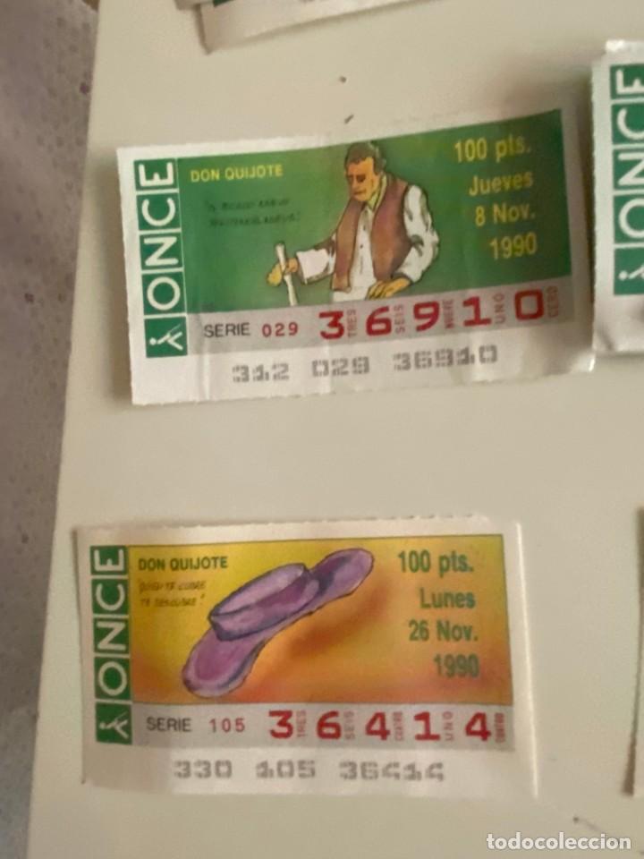 Coupon ONCE: C- 2002 CUPON LA ONDE DON QUIJOTE SERIE 105 N&ordm; 36414 26 NOV 1990