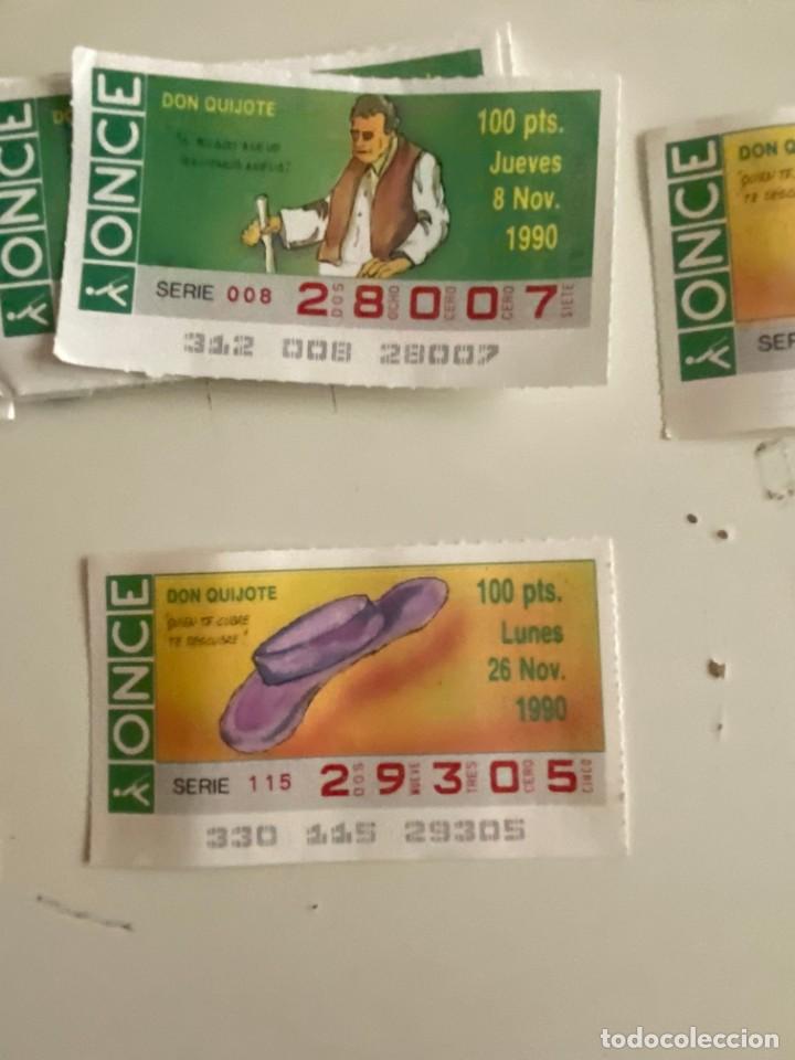 Coupon ONCE: C- 2002 CUPON LA ONDE DON QUIJOTE SERIE 115 N&ordm; 29305 26 NOV 1990