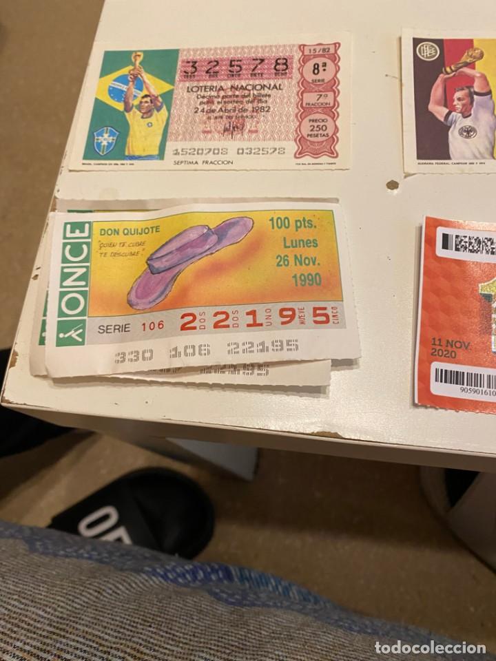 Coupon ONCE: C-20020 CUPON LA ONCE DON QUIJOTE SERIE 106 N&ordm; 22195 26 NOV 1990