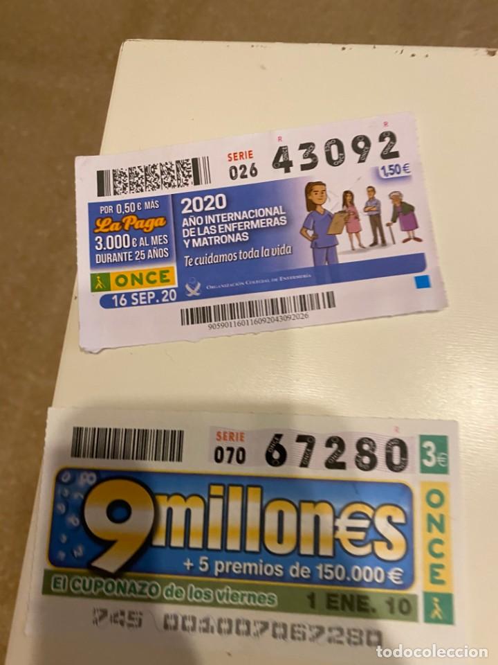 Bilhetes ONCE: C-2002 CUPON LA ONCE LA PAGA SERIE 026 N&ordm; 43092 16 SEP 20
