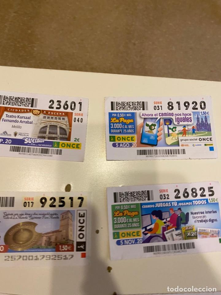 Billets ONCE: C-2002 CUPON LA ONCE LA PAGA SERIE 031 N&ordm; 81920 6 AGO 20