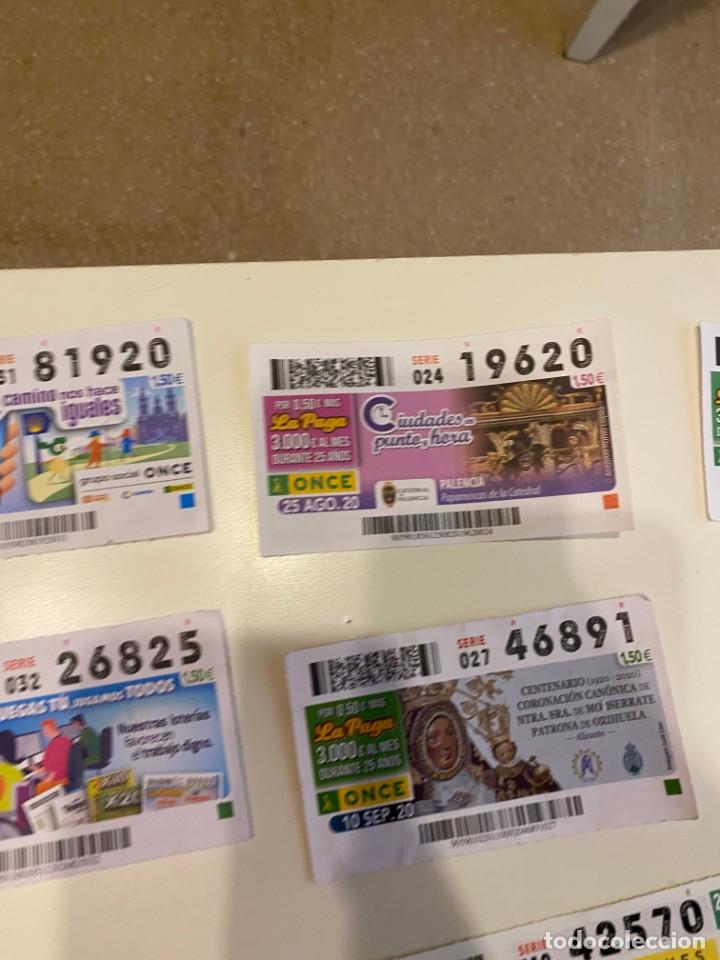 Billets ONCE: C-2002 CUPON LA ONCE LA PAGA SERIE 024 N&ordm; 19620 25 AGO 20