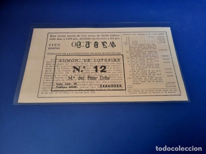Cupones ONCE: Loteria 1959 sorteo 13 - Foto 3
