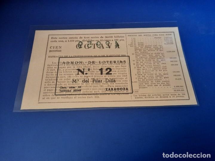 Cupones ONCE: Loteria 1959 sorteo 13 - Foto 5