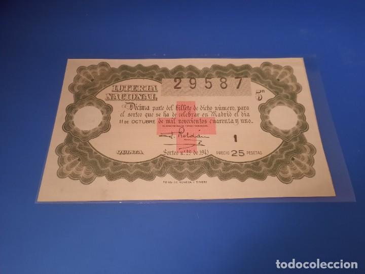 Cupones ONCE: Loteria 1941 sorteo 29 - Foto 1