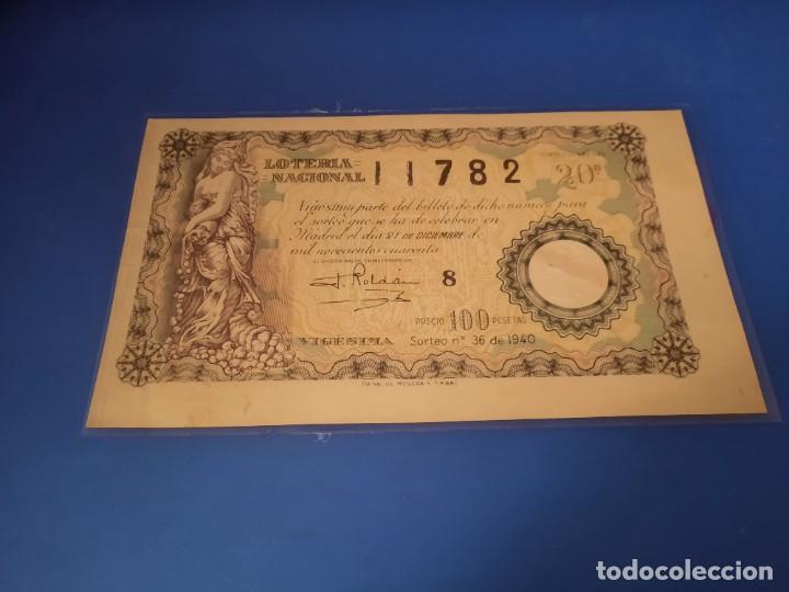 Cupones ONCE: Loteria 1940 sorteo 36 - Foto 4