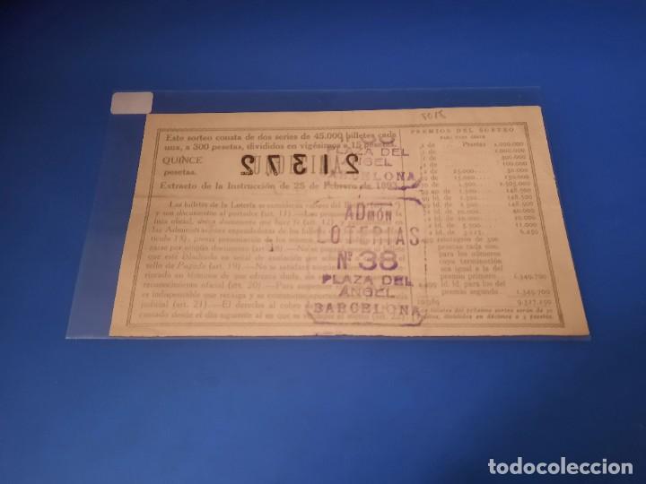 Cupones ONCE: Loteria 1942 sorteo 21 - Foto 2