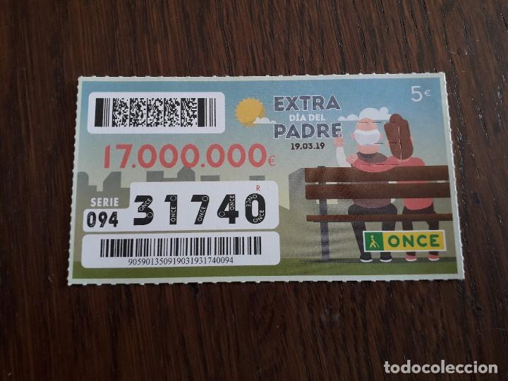 Bilhetes ONCE: cup&oacute;n once 19-03-19 extra dia del padre.