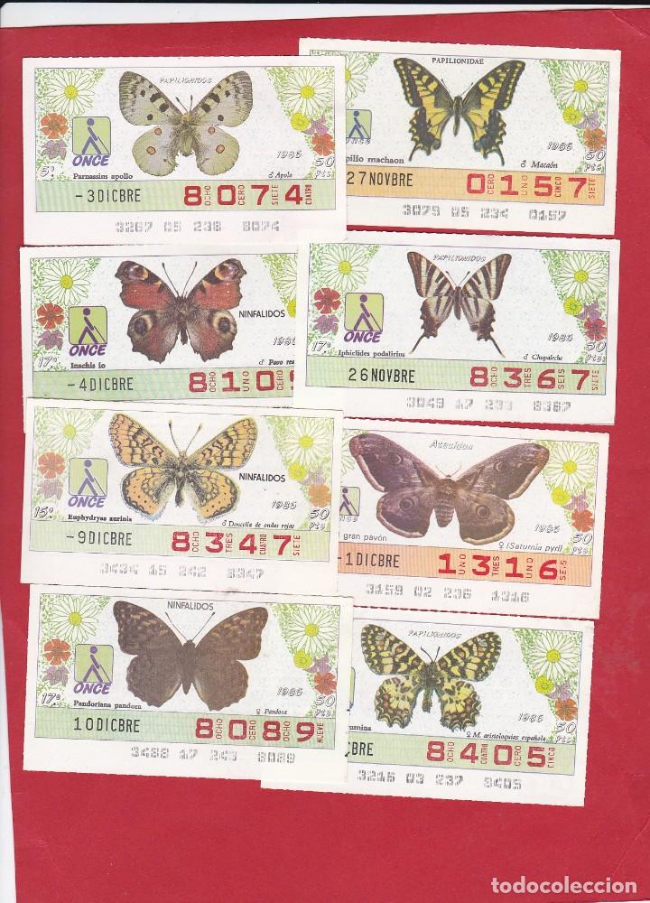 Cupones ONCE: 50 CUPONES DE LA ONCE COLECCION COMPLETA DE MARIPOSAS