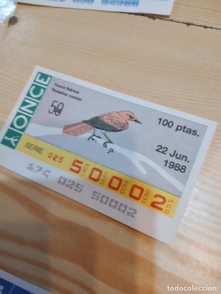 ONCE Coupons: R-44N CUPON DE LA ONCE 1988 22 JUNIO FAUNA IBERICA RUISE&Ntilde;OR COMUN