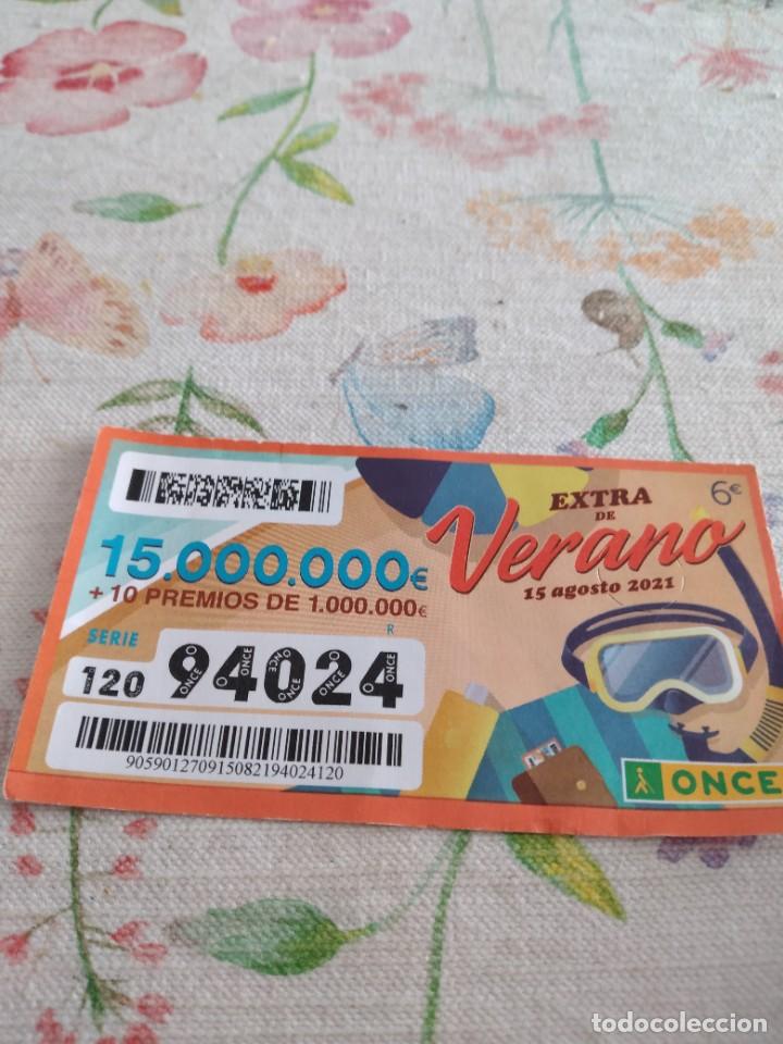 Cupones ONCE: CAJ-4L44 CUPON DE LA ONCE EXTRA VERANO 2021 - Foto 1