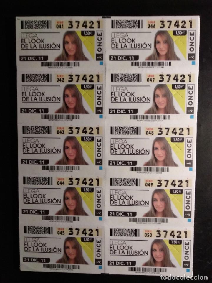 ONCE Coupons: HOJA 10 CUPONES ONCE SERIE EL LOOK DE LA ILUSION