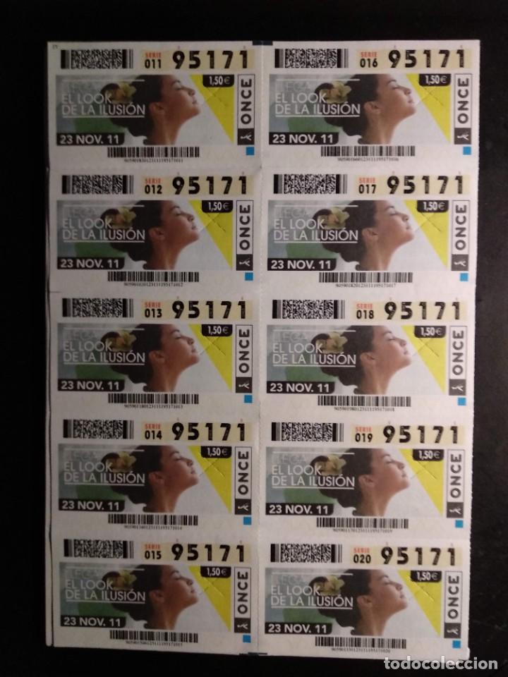 ONCE Coupons: HOJA 10 CUPONES ONCE SERIE EL LOOK DE LA ILUSION