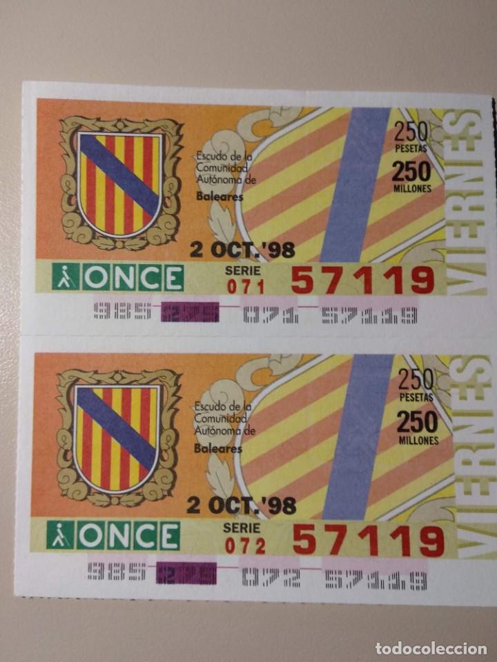 ONCE Coupons: CUPONES ONCE - ESCUDOS PROVINCIAS DE ESPA&Ntilde;A- BALEARES