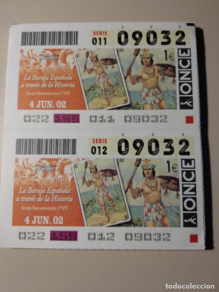 Cupones ONCE: CUPONES ONCE - LA BARAJA ESPA&Ntilde;OLA A TRAV&Eacute;S DE LA HISTORIA 04/06/2002