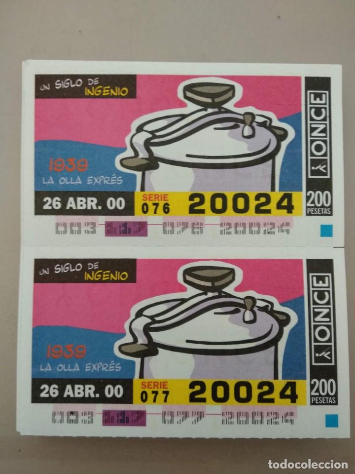 ONCE Coupons: CUPONES ONCE- UN SIGLO DE INGENIOS, 26/04/2000