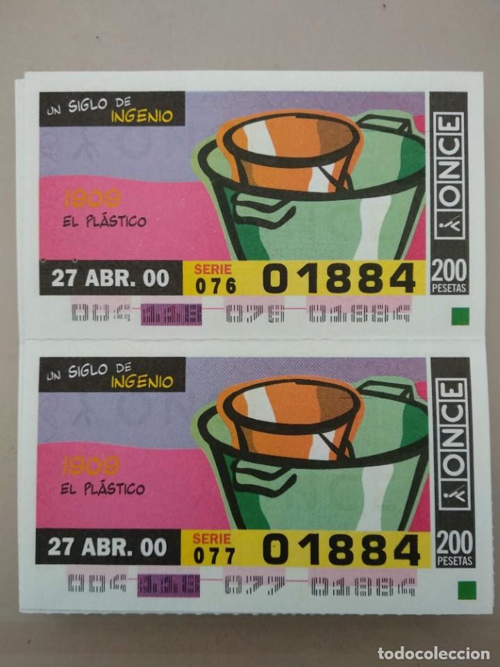 ONCE Coupons: CUPONES ONCE- UN SIGLO DE INGENIOS, 27/04/2000