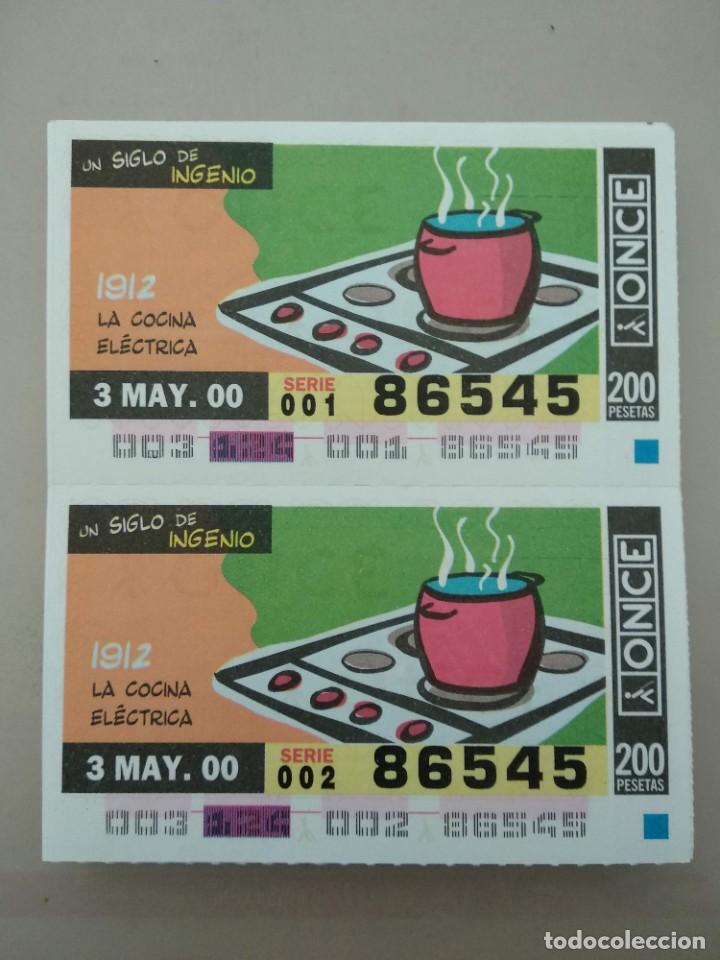 ONCE Coupons: CUPONES ONCE- UN SIGLO DE INGENIOS, 03/05/2000