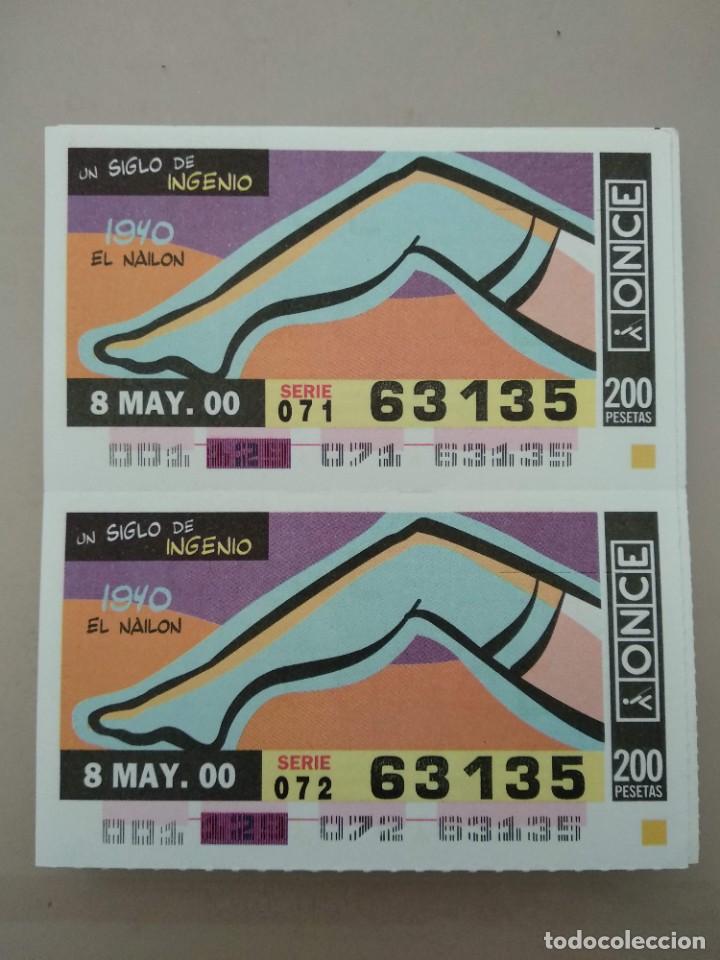 ONCE Coupons: CUPONES ONCE- UN SIGLO DE INGENIOS, 08/05/2000