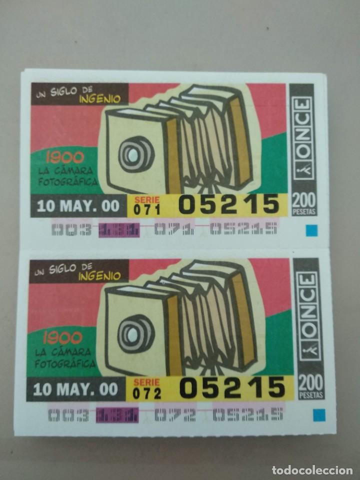 ONCE Coupons: CUPONES ONCE- UN SIGLO DE INGENIOS, 10/05/2000