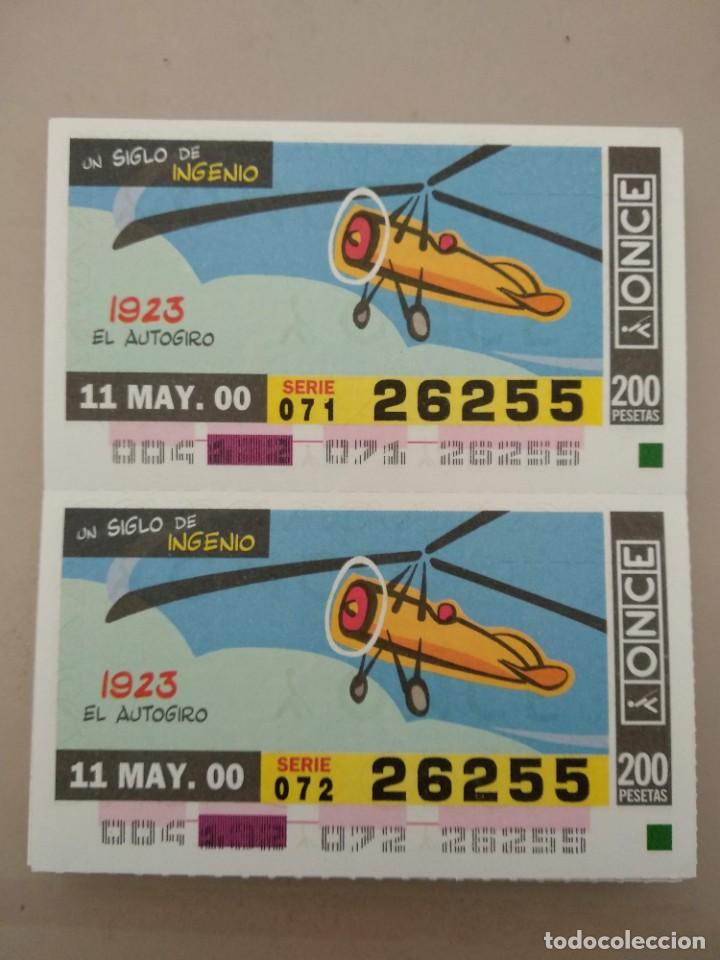 ONCE Coupons: CUPONES ONCE- UN SIGLO DE INGENIOS, 11/05/2000