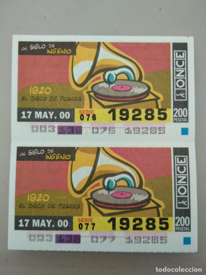 ONCE Coupons: CUPONES ONCE- UN SIGLO DE INGENIOS, 17/05/2000