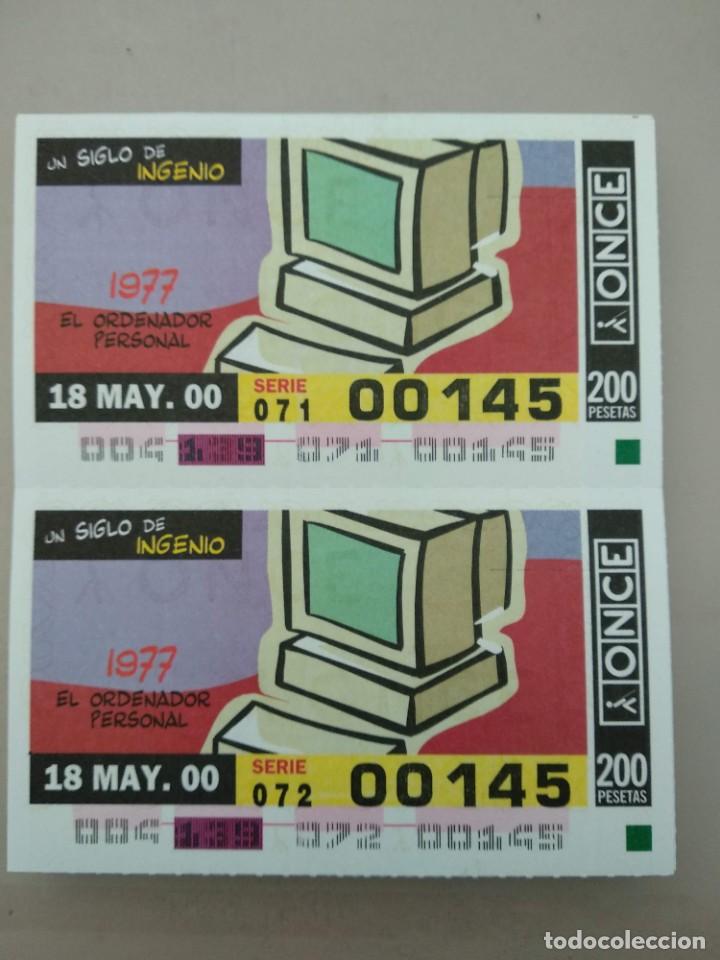 ONCE Coupons: CUPONES ONCE- UN SIGLO DE INGENIOS, 18/05/2000