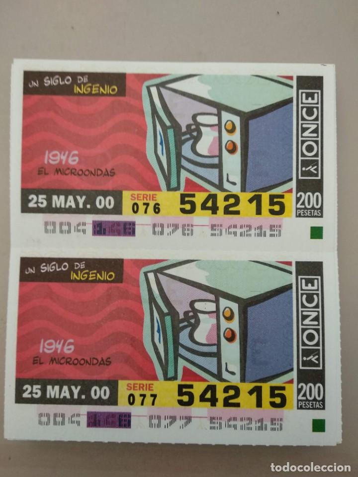 ONCE Coupons: CUPONES ONCE- UN SIGLO DE INGENIOS, 25/05/2000