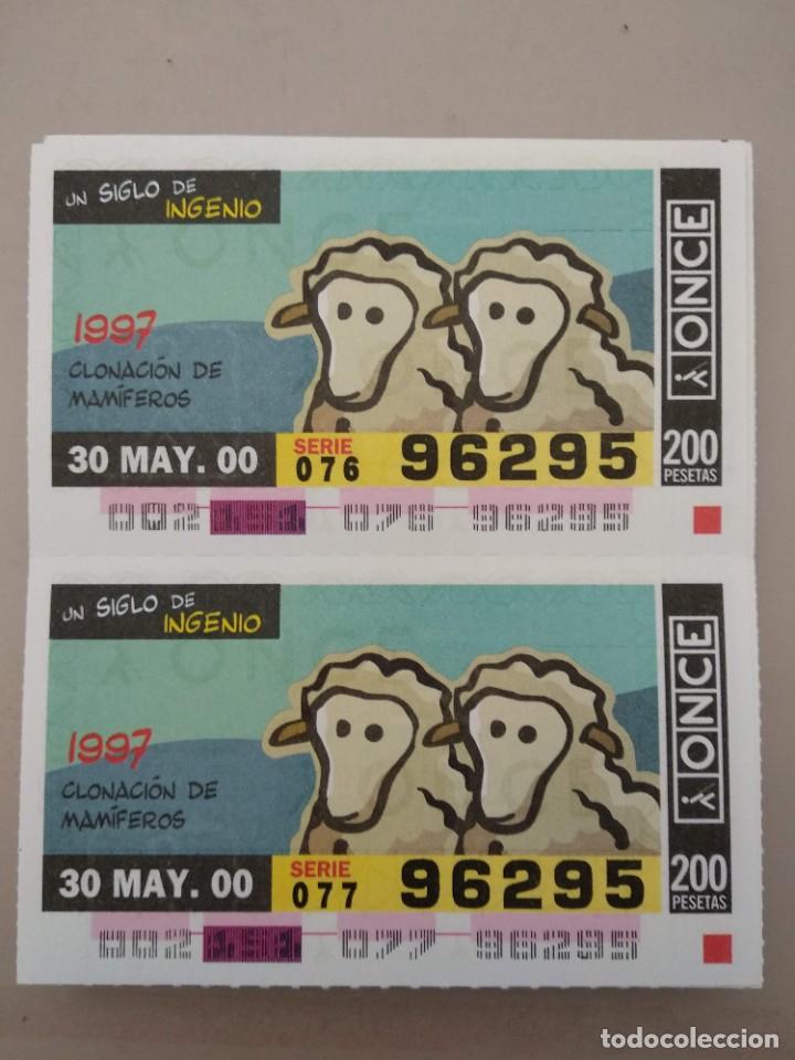 ONCE Coupons: CUPONES ONCE- UN SIGLO DE INGENIOS, 30/05/2000