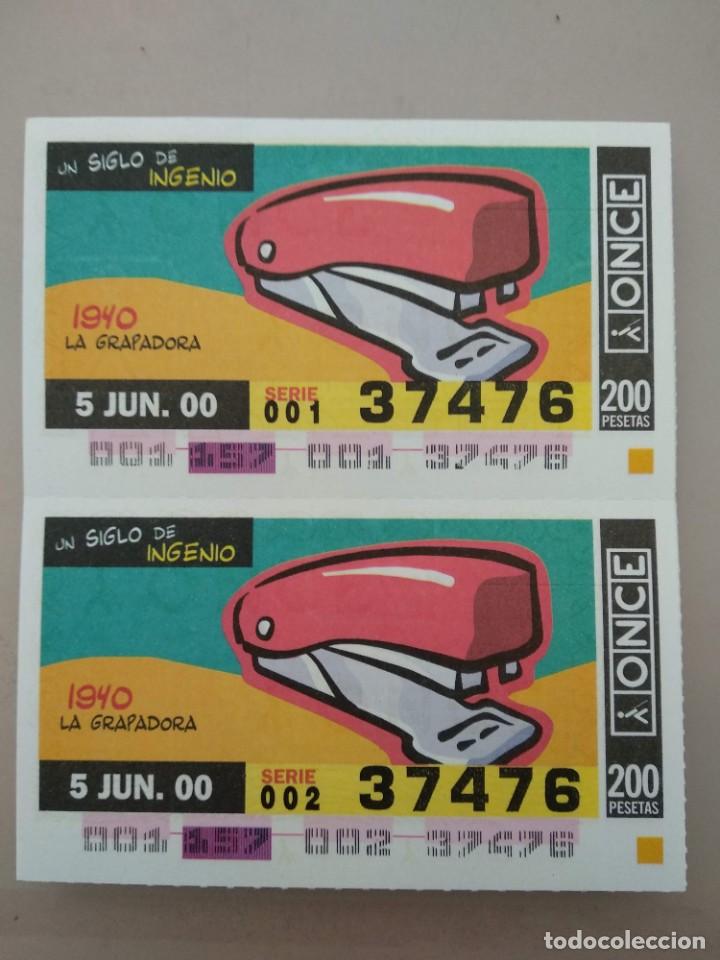 ONCE Coupons: CUPONES ONCE- UN SIGLO DE INGENIOS, 05/06/2000