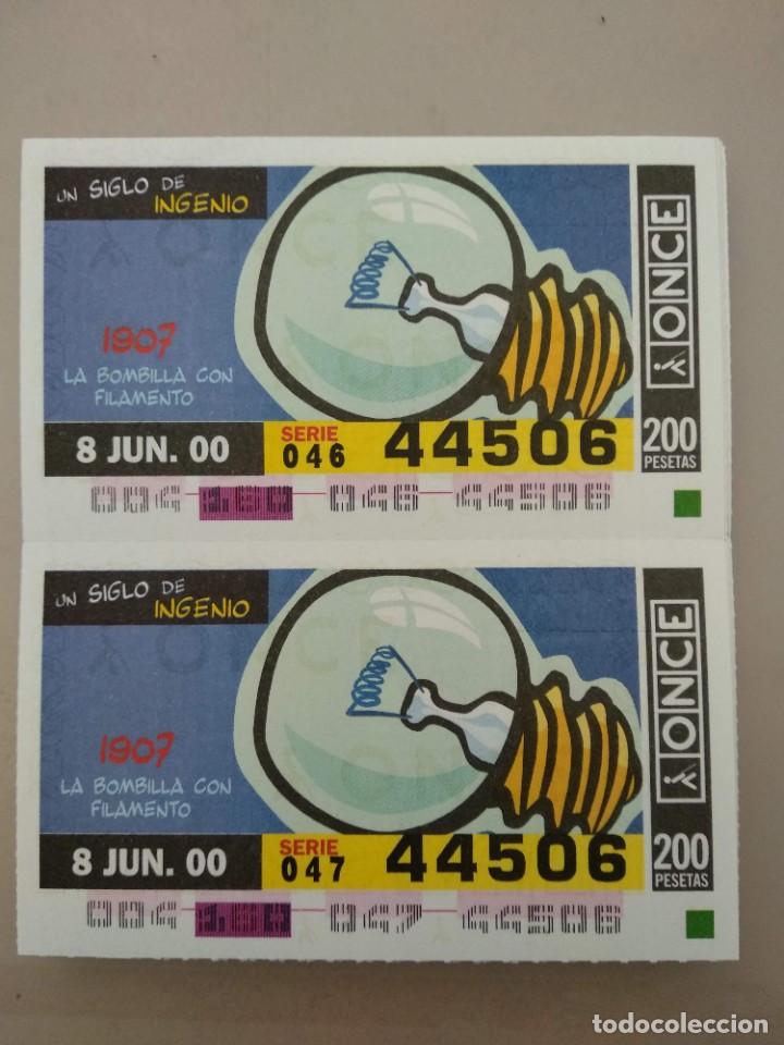 ONCE Coupons: CUPONES ONCE- UN SIGLO DE INGENIOS, 08/06/2000